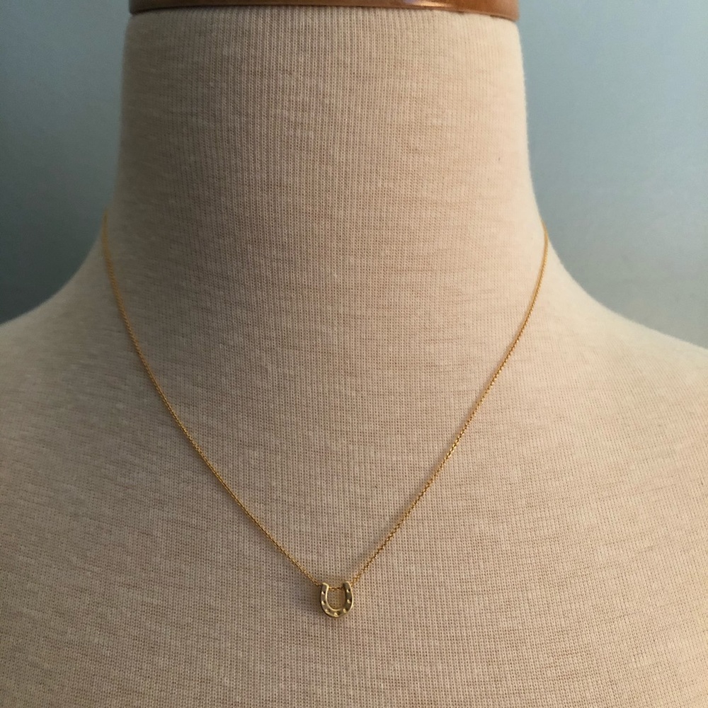 Kris Nations Gold Horseshoe Necklace